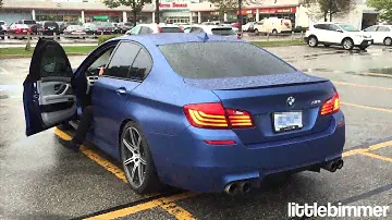 BMW M5 (F10) with Akrapovič M Performance Exhaust