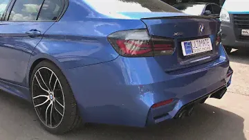 Тюнинг BMW F30: раздвоение выхлопа, обвес, фонари