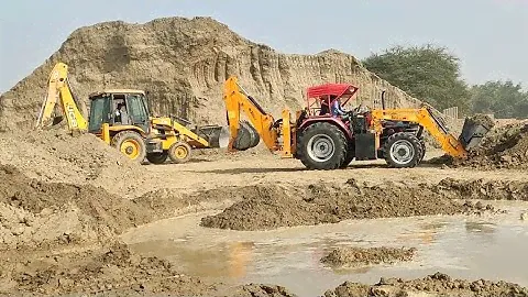 Tractor Jcb || Mahindra Novo 605 4WD || Bull Backhoe Loader || Tractor Attechment || Loader || Bull
