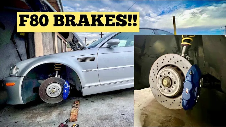 BMW E46 M3 Gets F80 Brakes Upgraded!