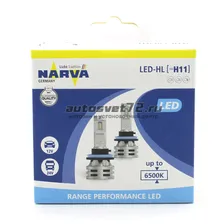 Светодиодные лампы h11 NARVA Range Performance LED 12-24W