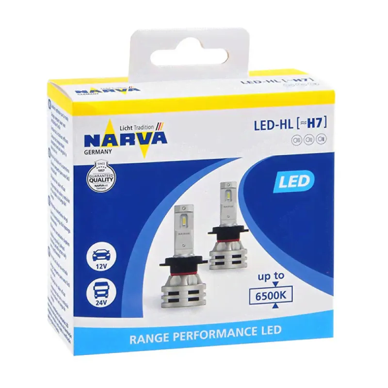я LED лампы Narva Range Performance LED H7 6500K (180333000)-0